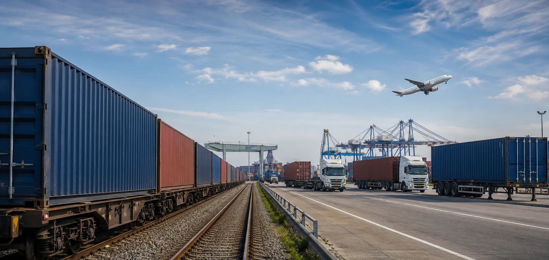 Train de fret Chine-Europe — réseau Belt and Road